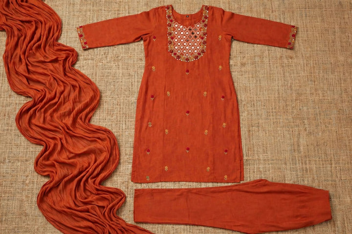 The Desi Crush Cotton Kurti Set