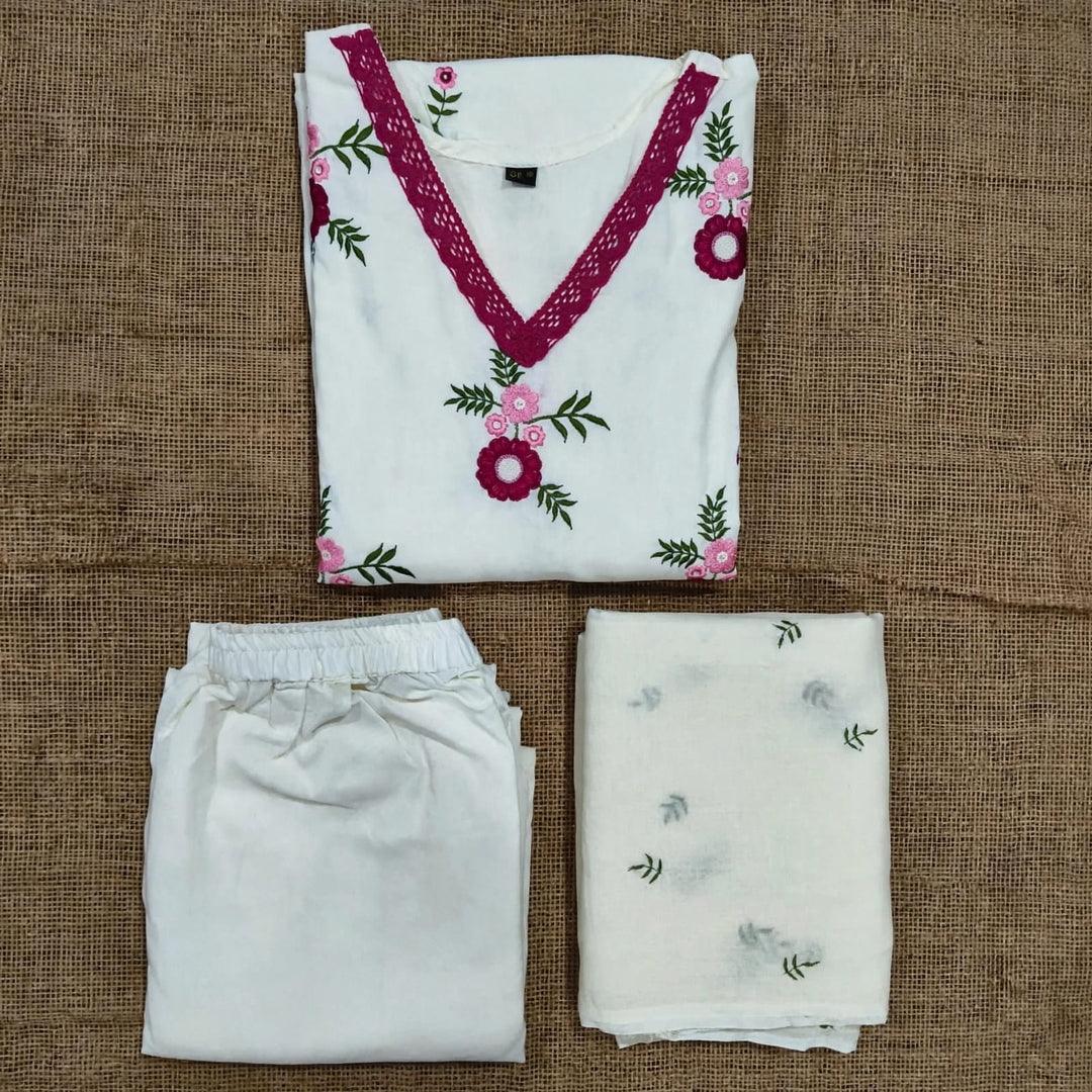 Sweetly Sophisticated Cotton Kurti Set