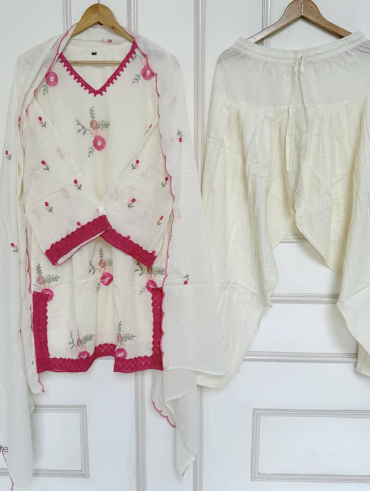 Sweetly Sophisticated Cotton Kurti Set