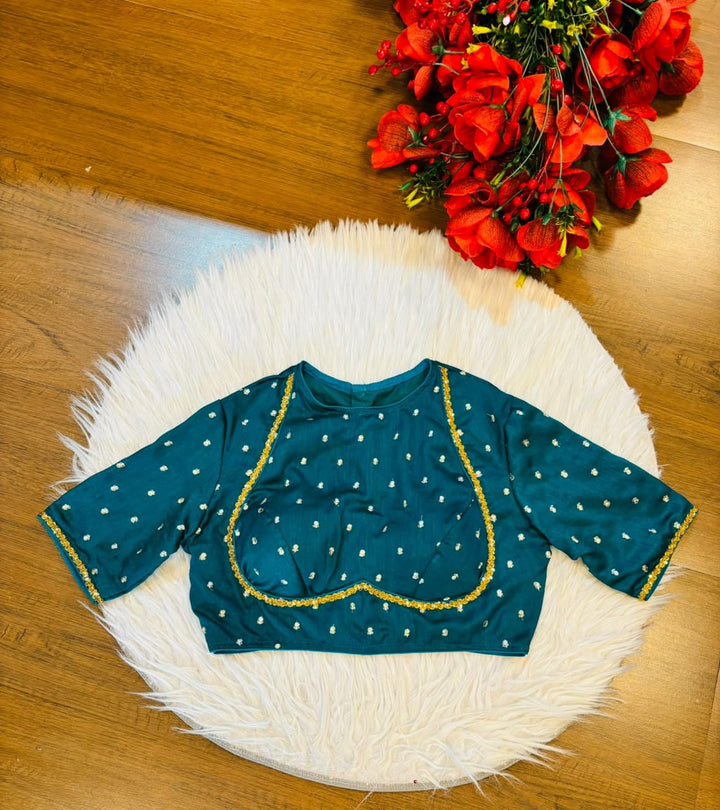 Celeste Noir - Fendy Silk Blouse