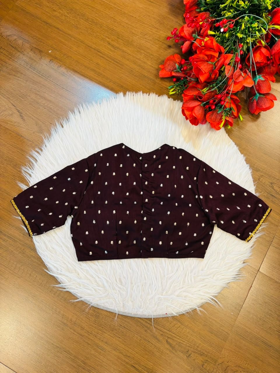 Celeste Noir - Fendy Silk Blouse