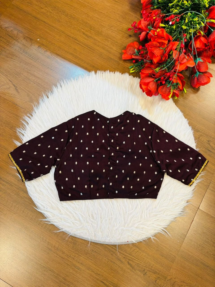 Celeste Noir - Fendy Silk Blouse