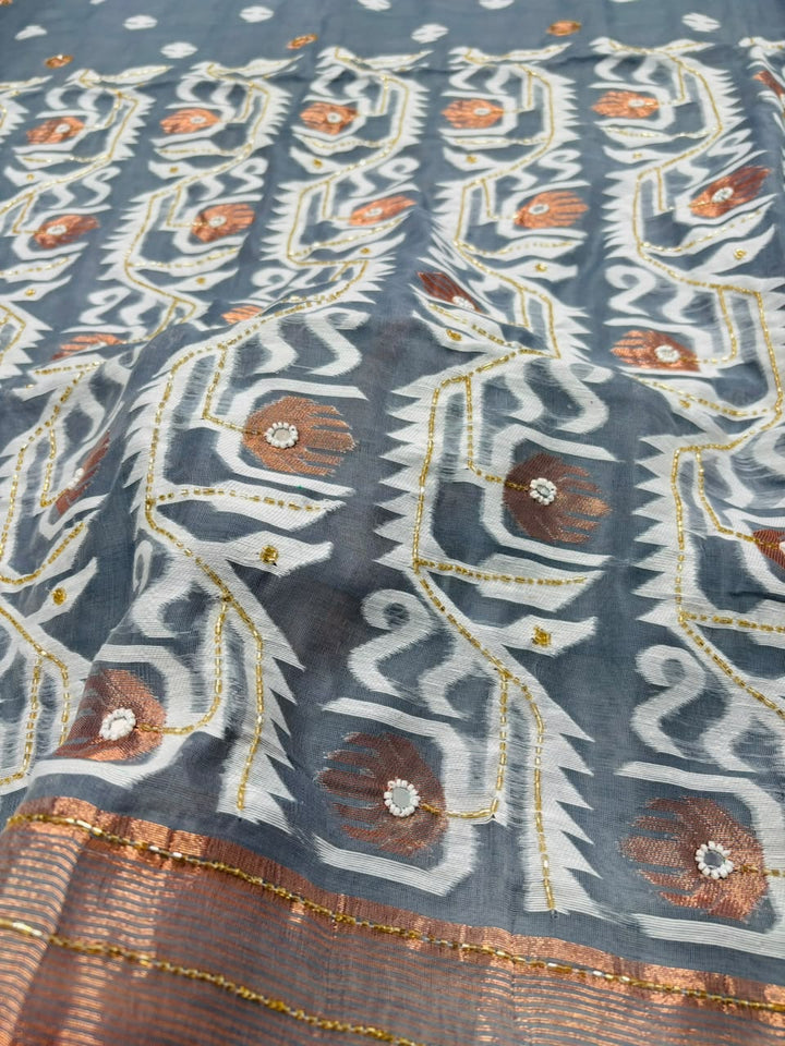 Sonar Alo  Katdana Jamdani Saree