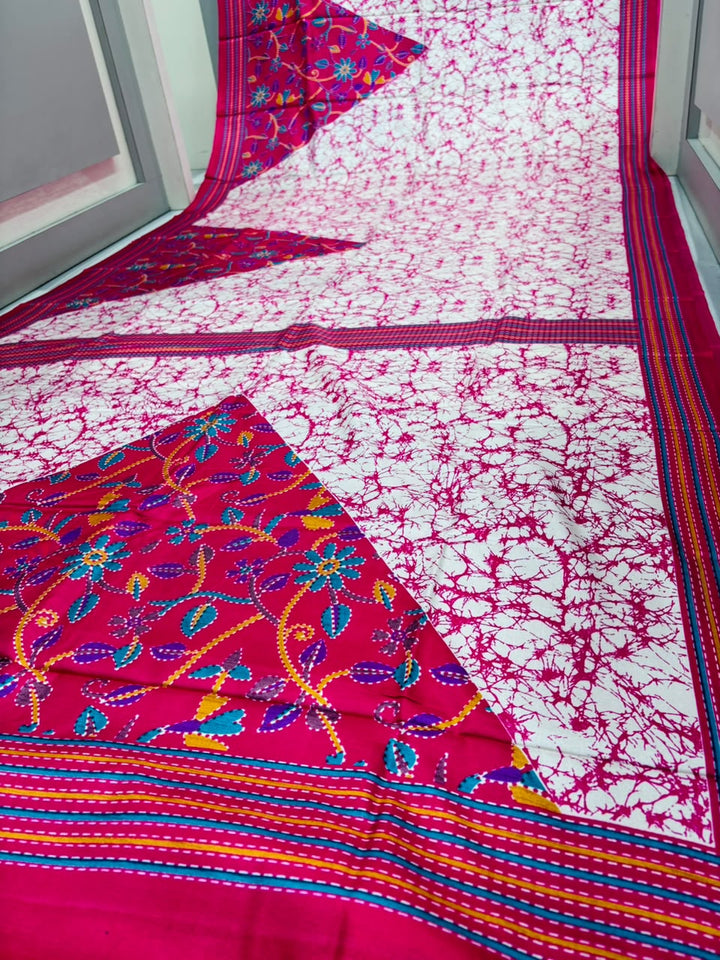 Trikon Ranga Fancy Silk Saree