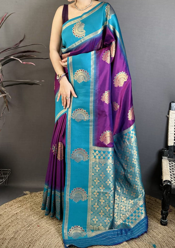 Vivienne Luxe Designer Banarasi Silk Saree