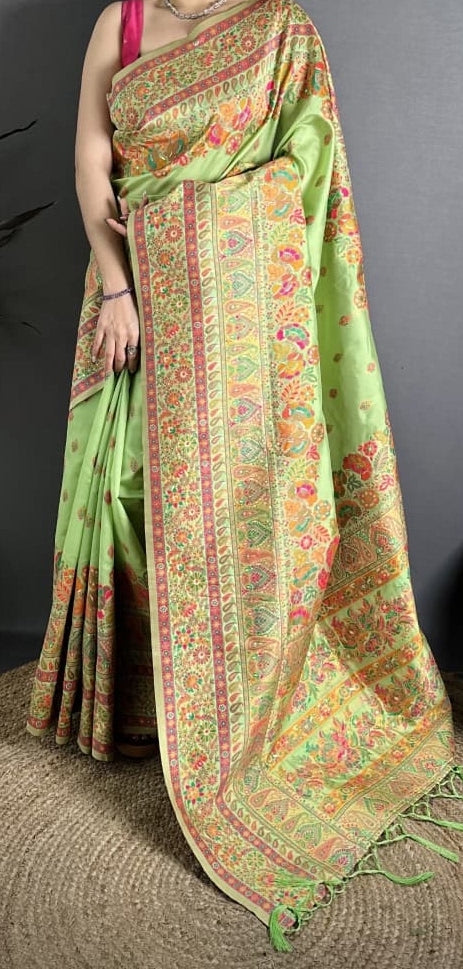 Royal Heirloom Pashmina Silk Saree