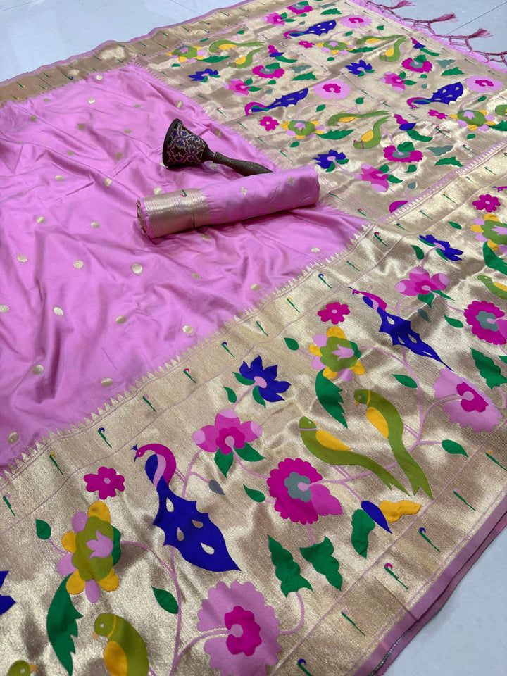 Shahi Kanjivaram Paithani Silk Saree
