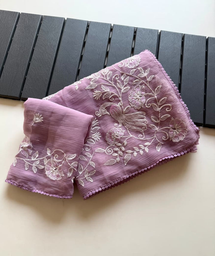 Divine Illumination Chinnon Silk Saree