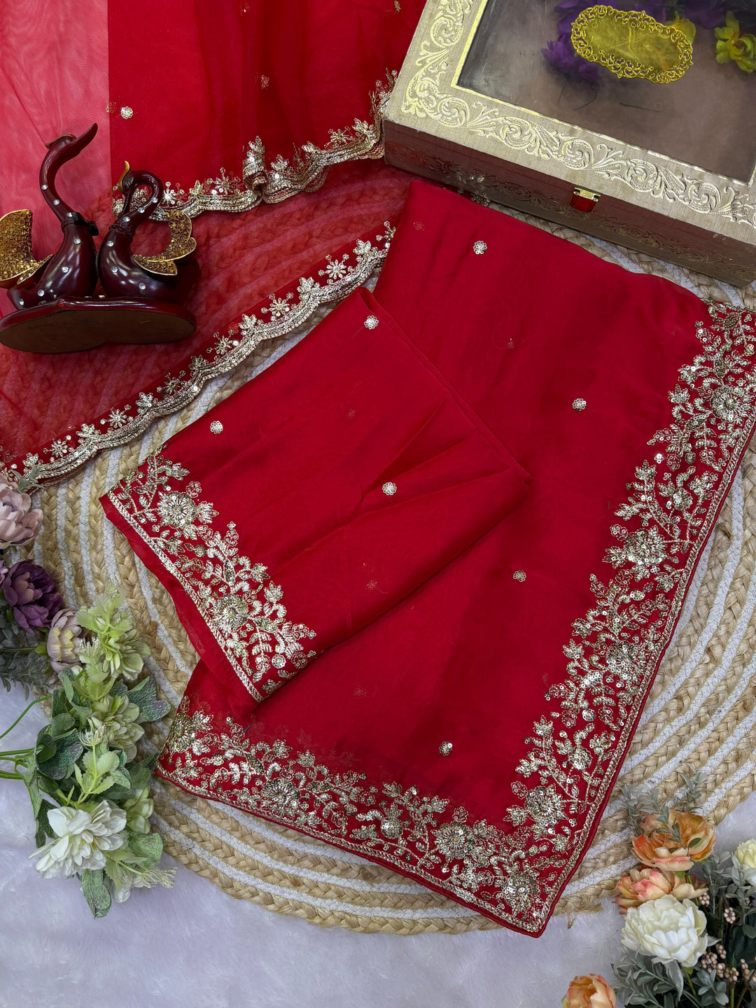 Unbroken Spirit Silk Saree [ Dupatta With Unstitched Blouse]