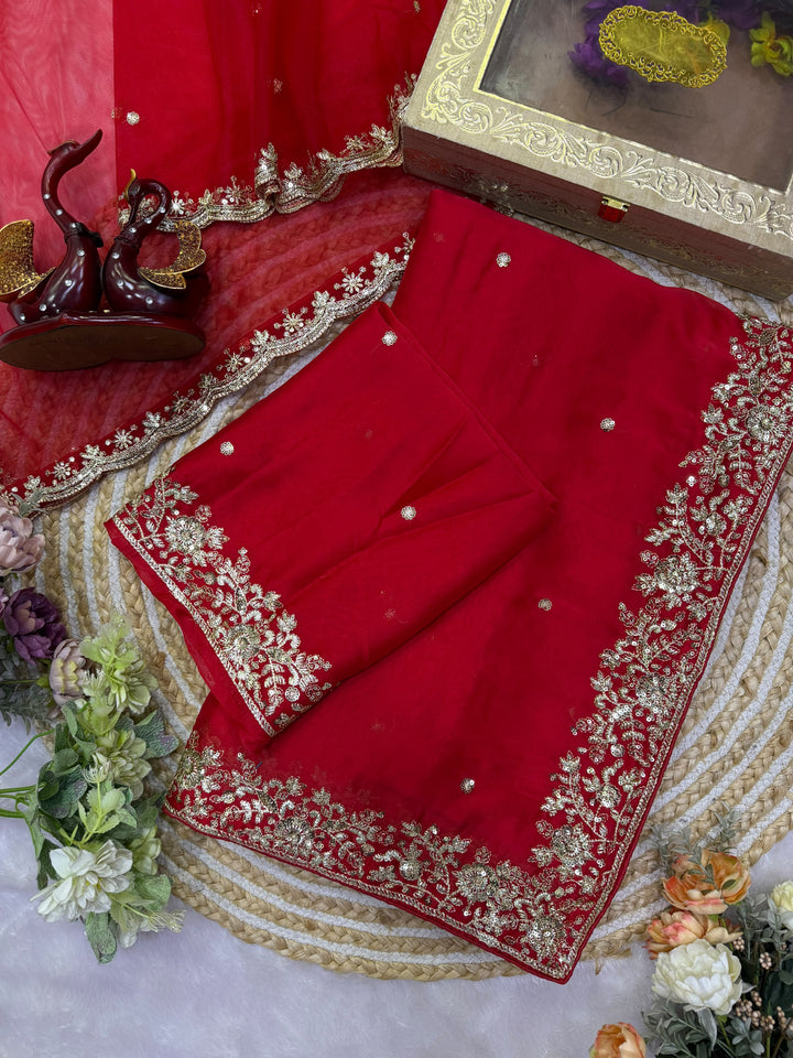 Unbroken Spirit Silk Saree [ Dupatta With Unstitched Blouse]