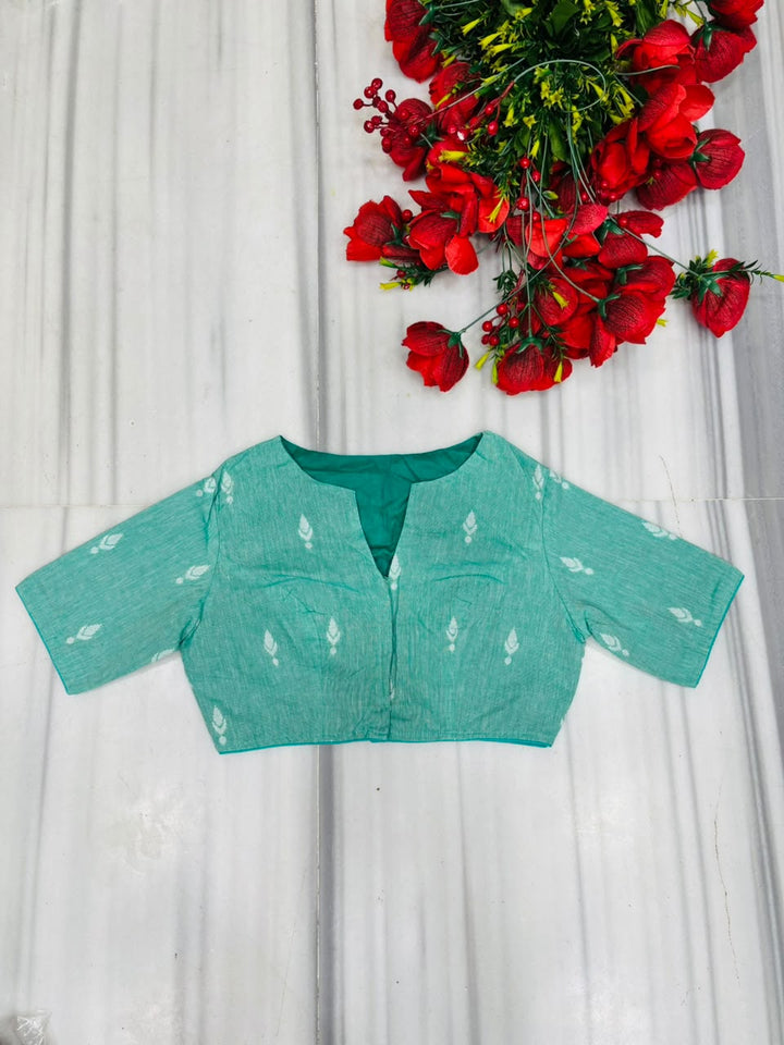 The Graceful Scholar Punjabi Collar Blouse
