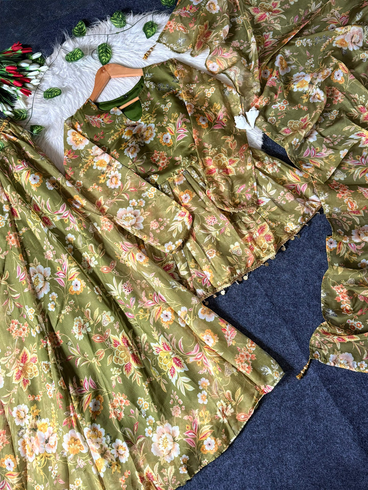 The Romance of Bloom Designer Sharara Set