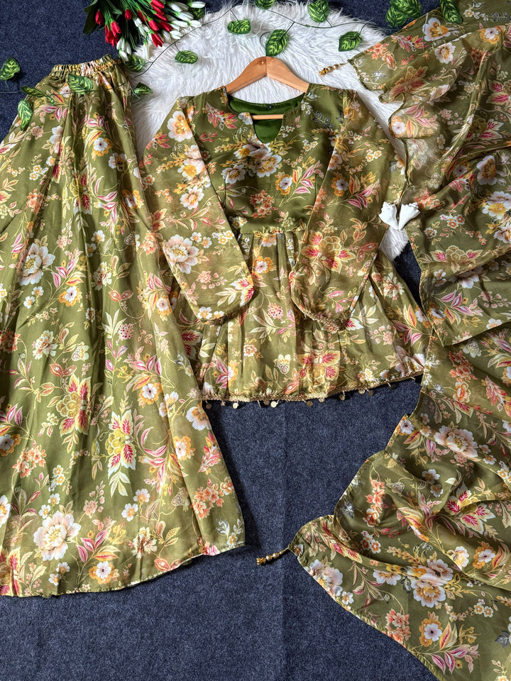 The Romance of Bloom Designer Sharara Set