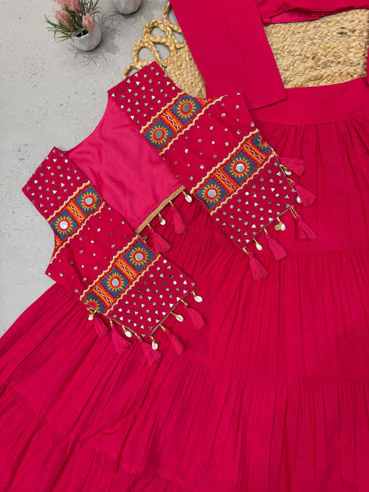 Rang Ki Roshni Cotton Mirror Work Lehenga