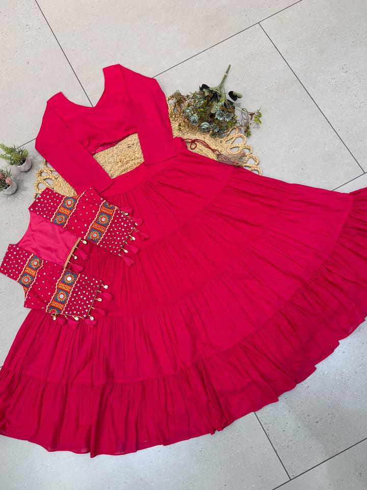Rang Ki Roshni Cotton Mirror Work Lehenga