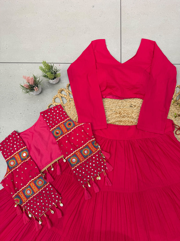 Rang Ki Roshni Cotton Mirror Work Lehenga