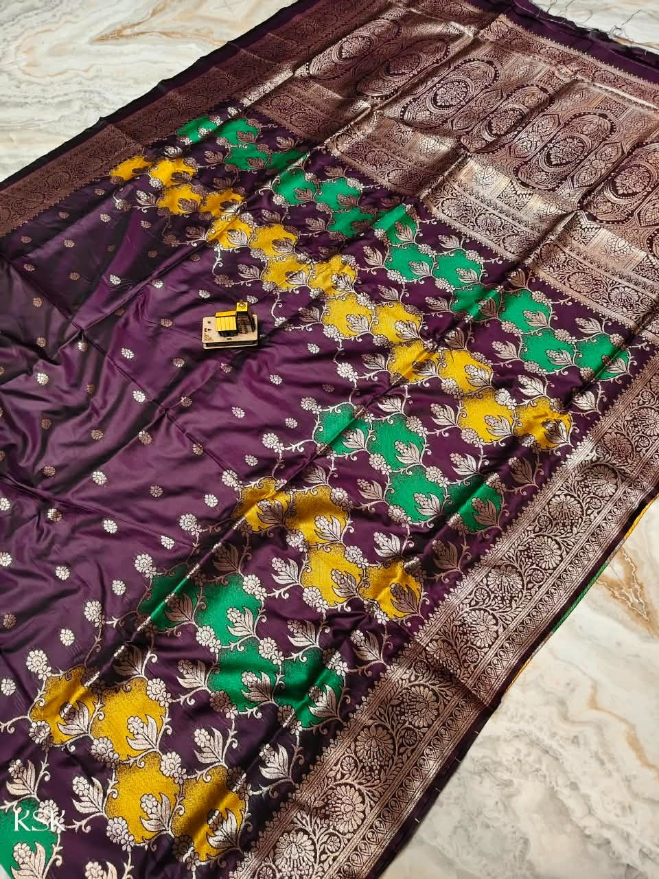 House of Grace Katan Silk Saree