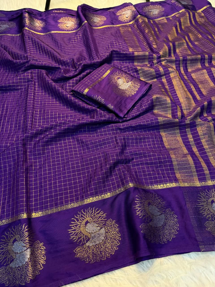 Legacy of Elegance Viscose Crepe Silk Saree