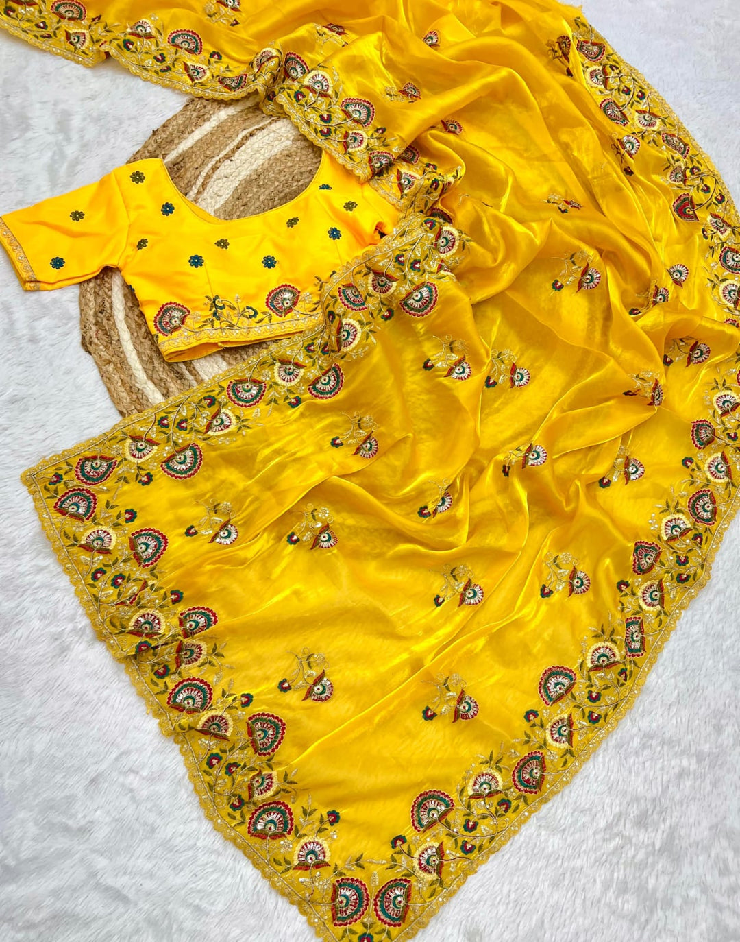 Aurum Affair – Soft Satin Organza Saree