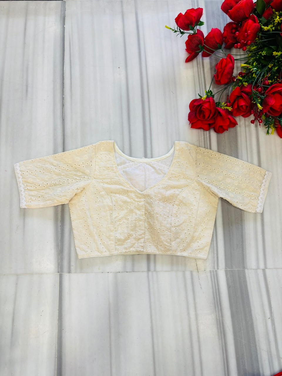 Dugga Nandini Designer Hakoba  Embroidered  Blouse