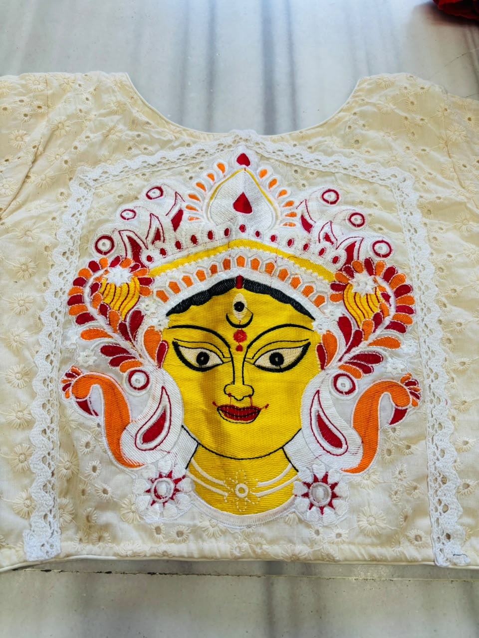 Dugga Nandini Designer Hakoba  Embroidered  Blouse
