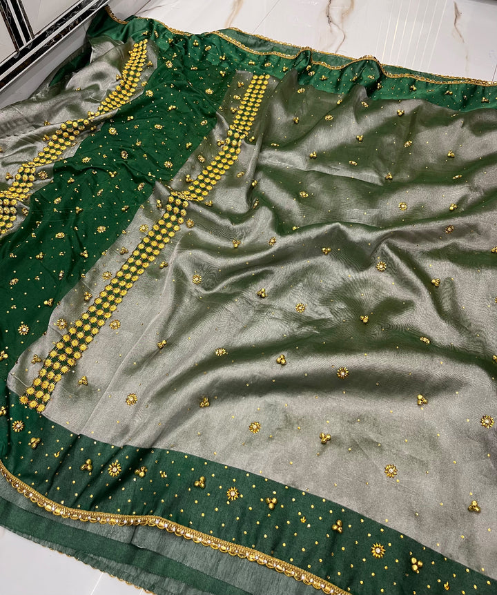 Jhankar Elegance Tissue Banarasi Silk Saree