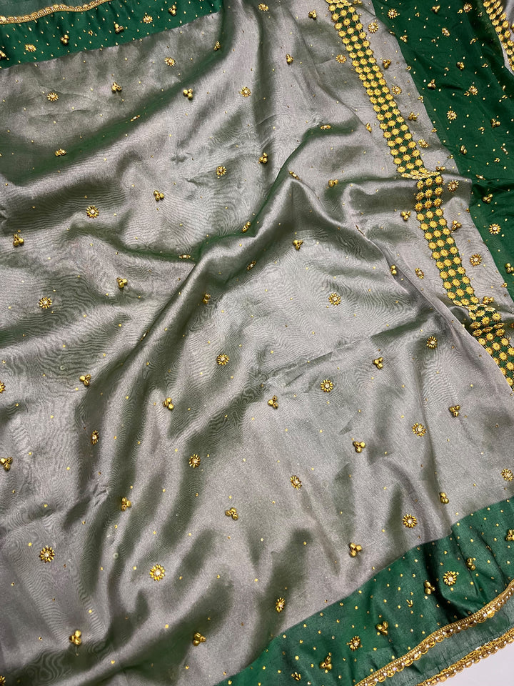 Jhankar Elegance Tissue Banarasi Silk Saree