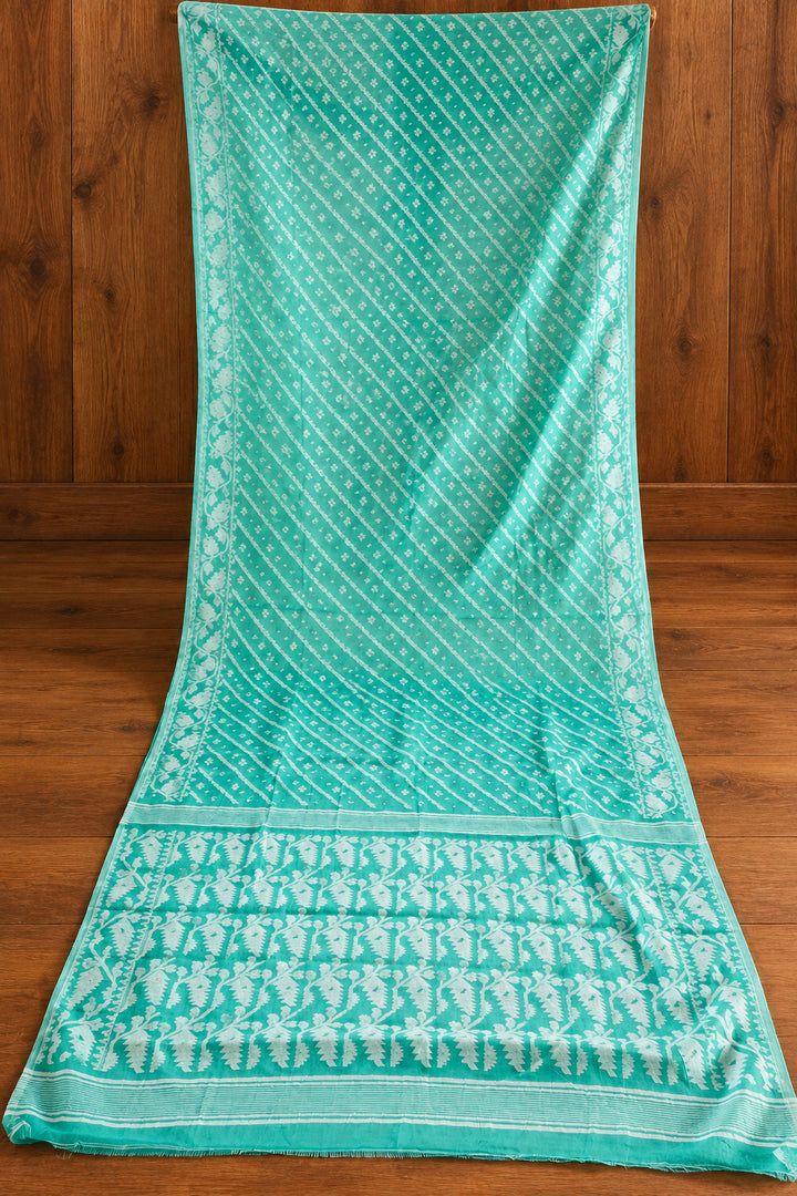 🌸 Rangmohini Bengal Jamdani Saree Set 🌸