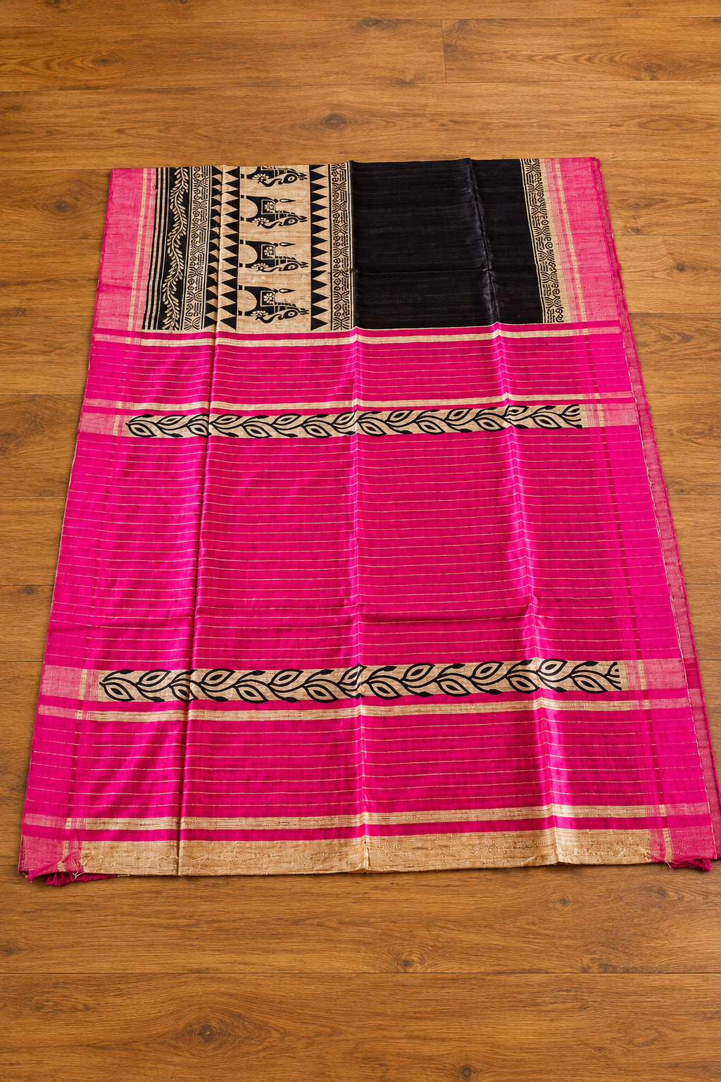 Aabhaangi Ghicha Tussar Silk Saree