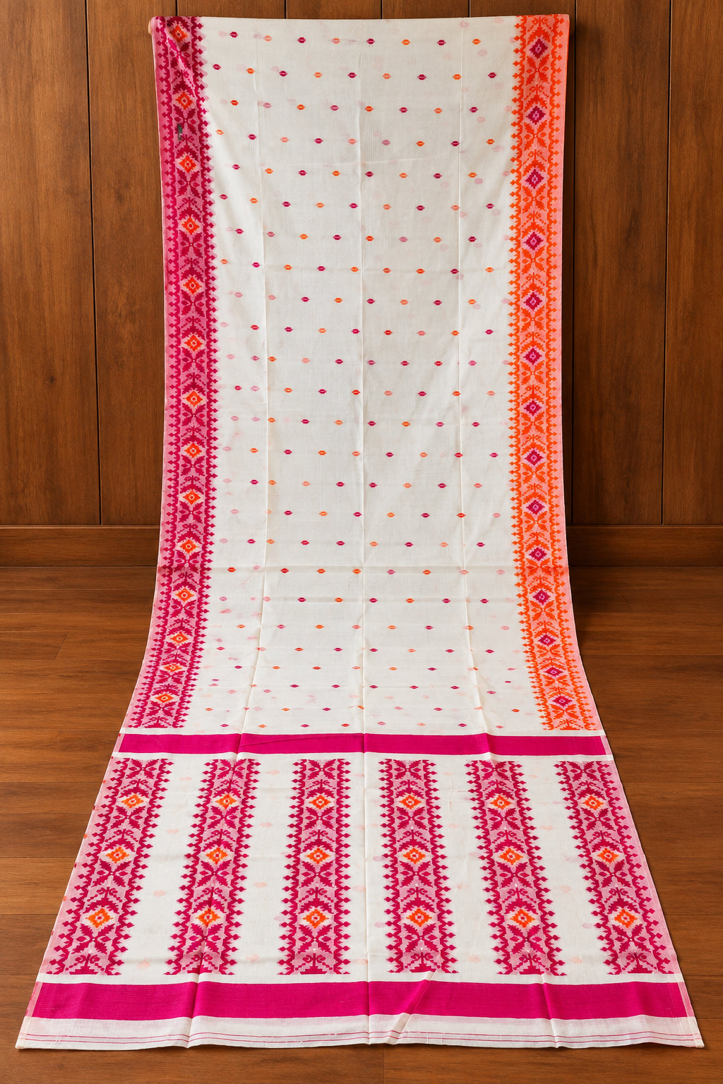 Rajnandini Exclusive Semi Tassar Jamdani Saree