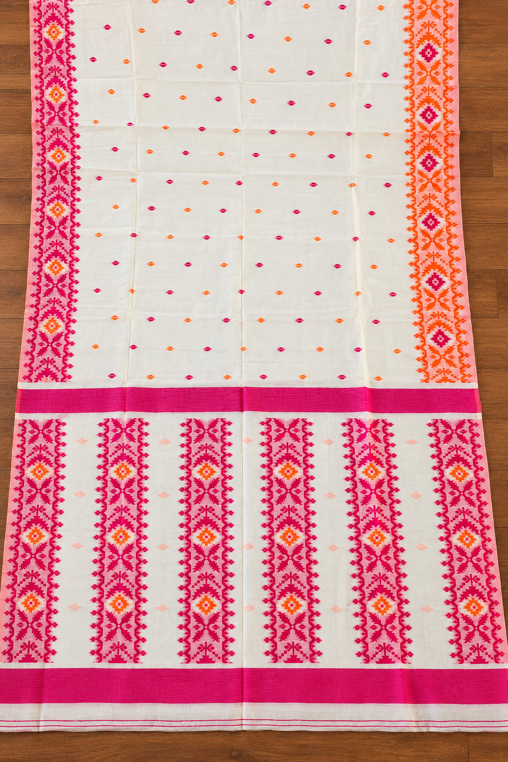 Rajnandini Exclusive Semi Tassar Jamdani Saree
