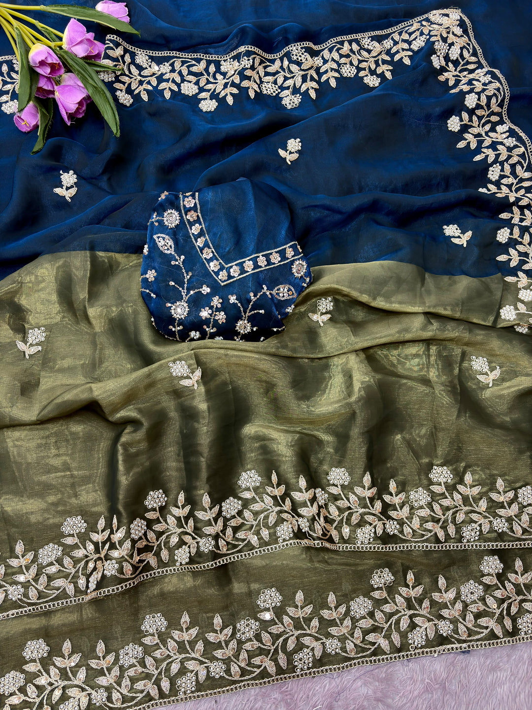 Be My Universe Fancy Silk Saree
