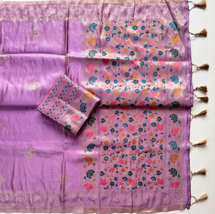 Sajni Sawariya Tissue Banarasi Saree