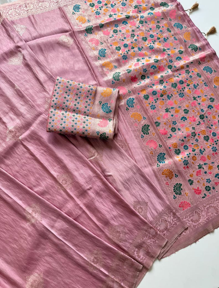 Sajni Sawariya Tissue Banarasi Saree