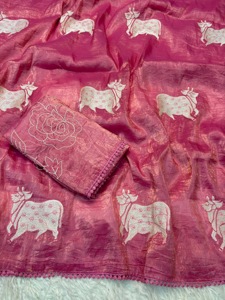 Blessings of Tradition Crush Silk Saree