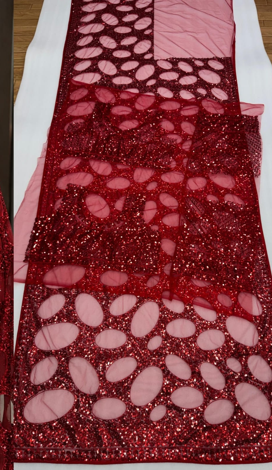 Celestial Gold Net Saree