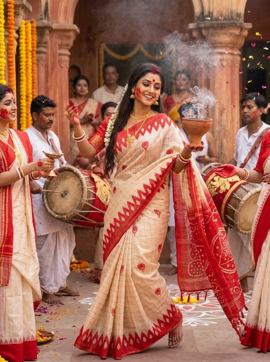 Sucharita -Semi Tussar Silk Saree