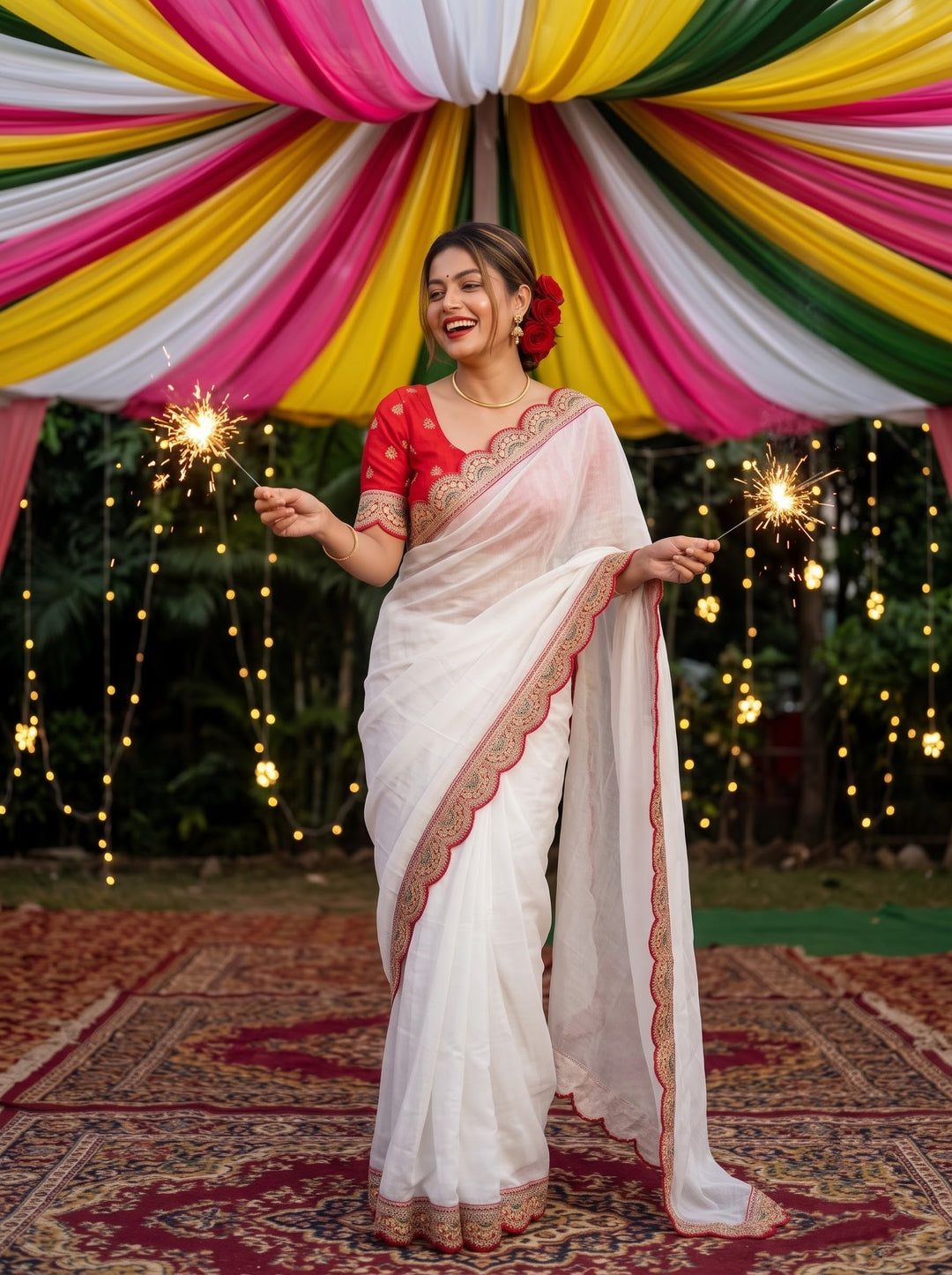 Softly Iconic – Chiffon Silk Saree (Semi)
