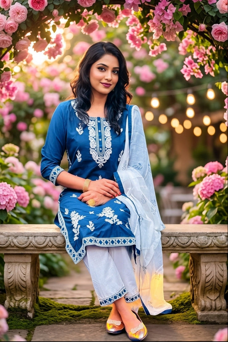 All Day Long- Rayon Kurti Set
