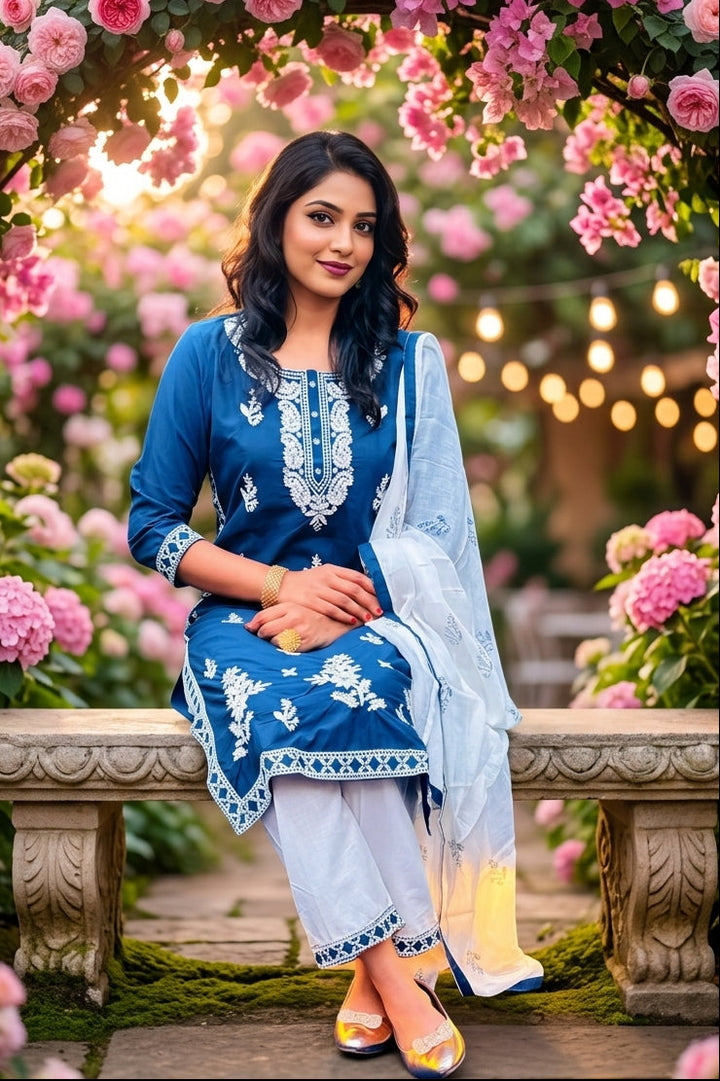 All Day Long- Rayon Kurti Set