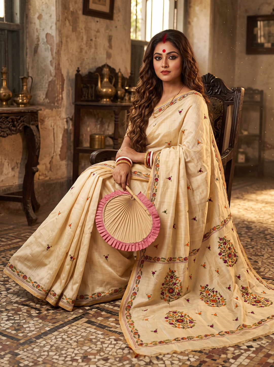 Swarnanjali Semi Tussar Silk Saree 3