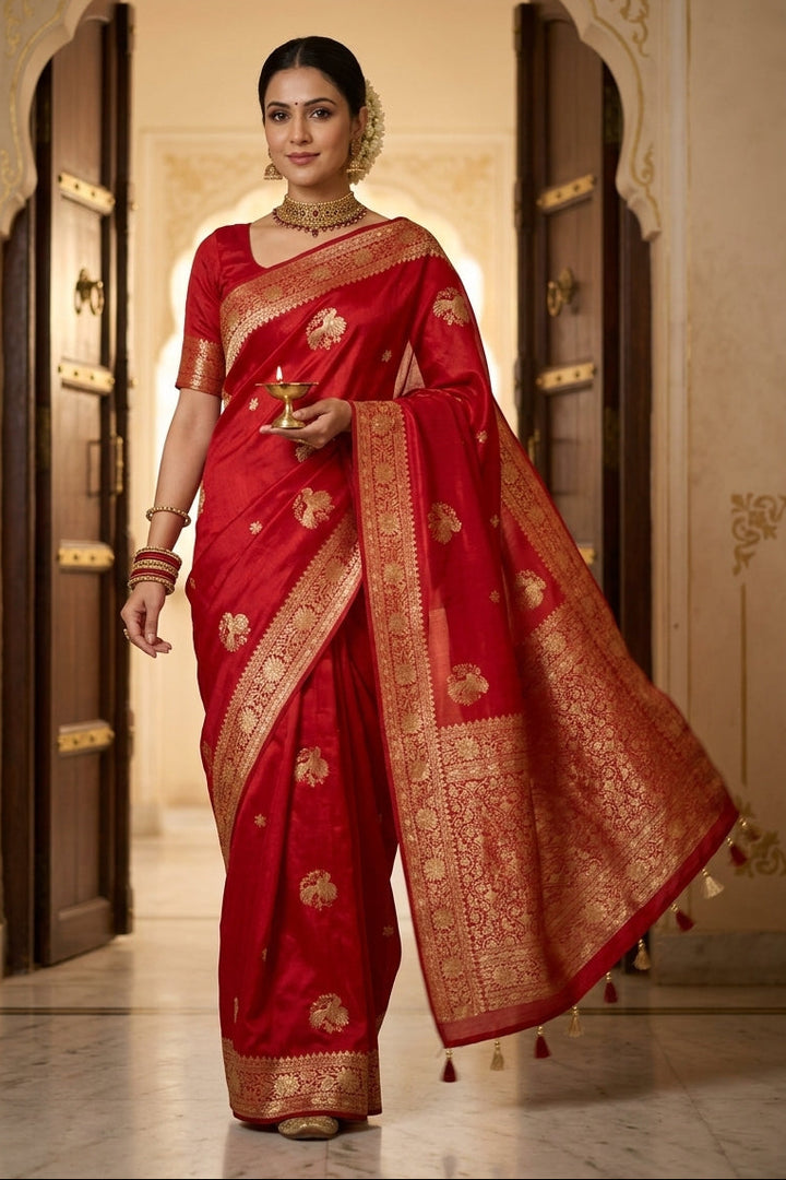 Rusmira Elegance Fancy Silk Saree