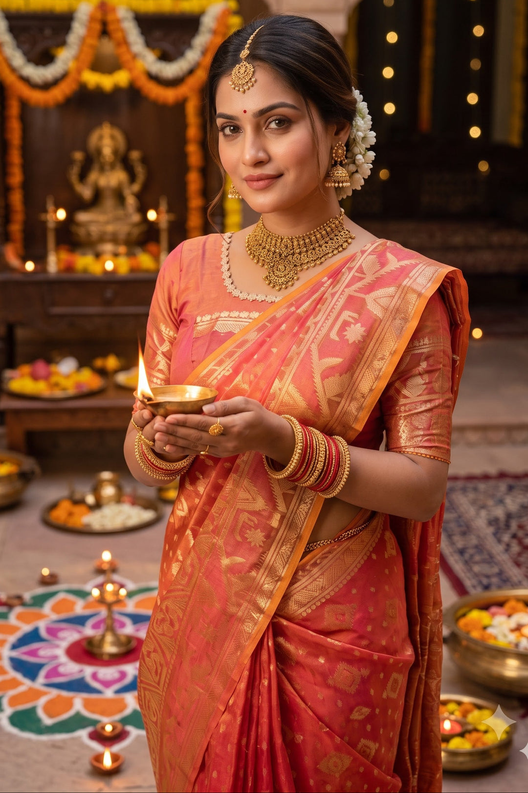 Debipokkho Zari Jamdani Saree✨