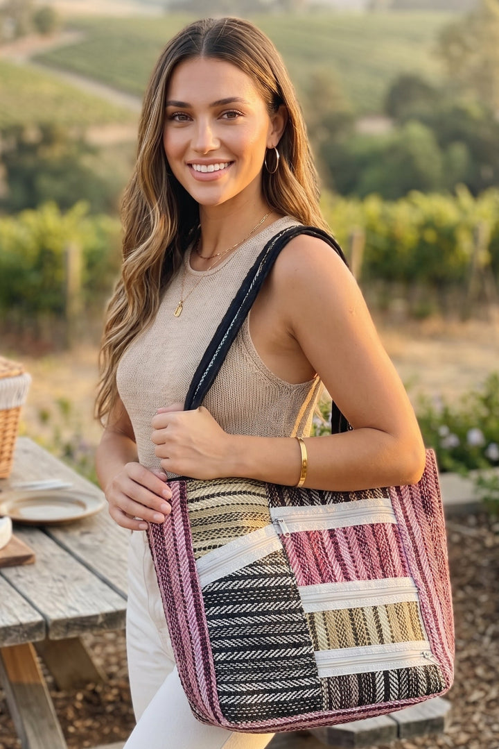 Crafted Canvas - Weaving Tote Bag