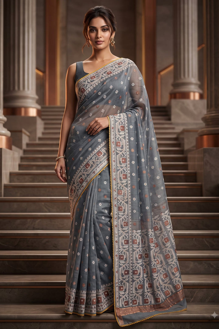 Sonar Alo  Katdana Jamdani Saree