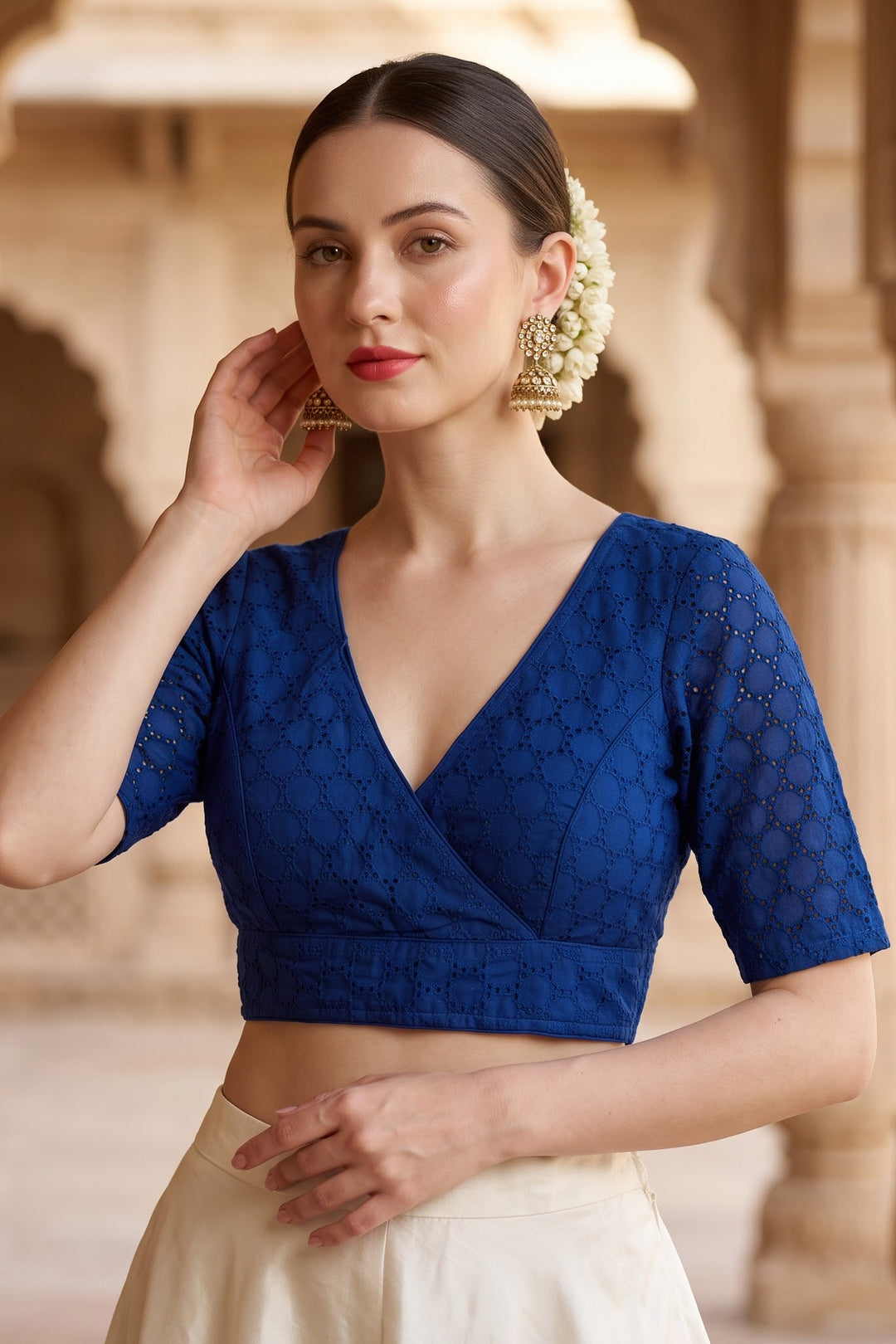 The Jewel Of Elegance Hakoba Blouse