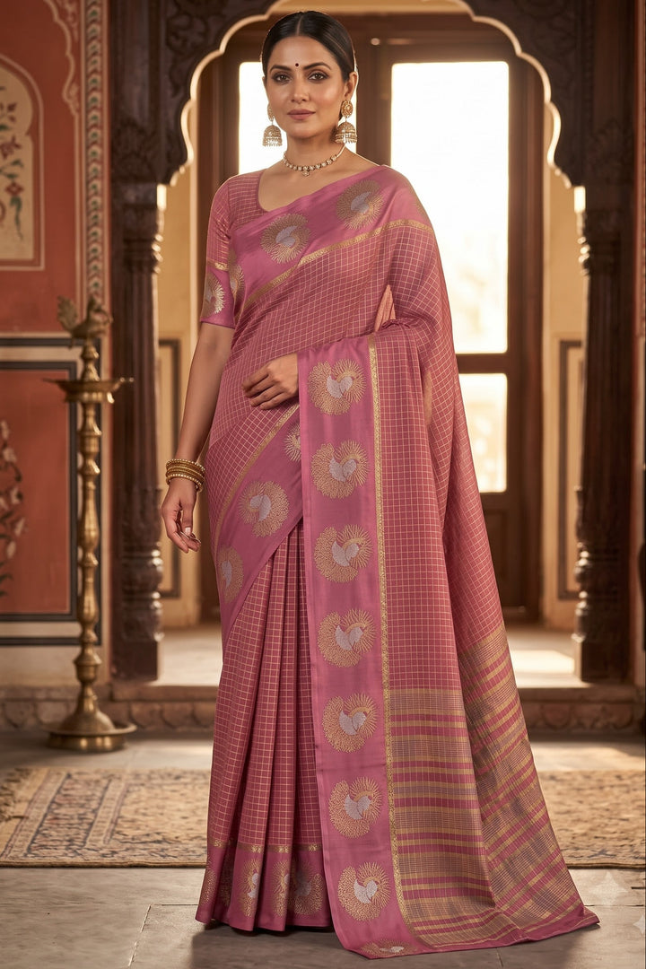 Legacy of Elegance Viscose Crepe Silk Saree