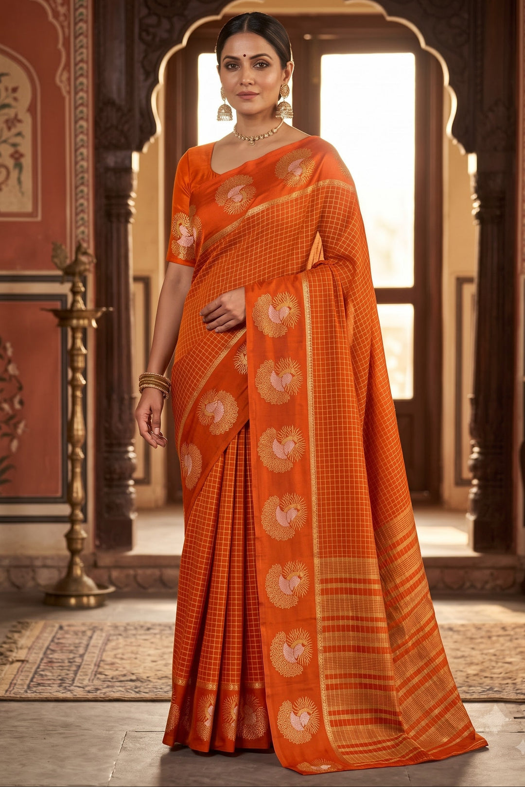 Legacy of Elegance Viscose Crepe Silk Saree