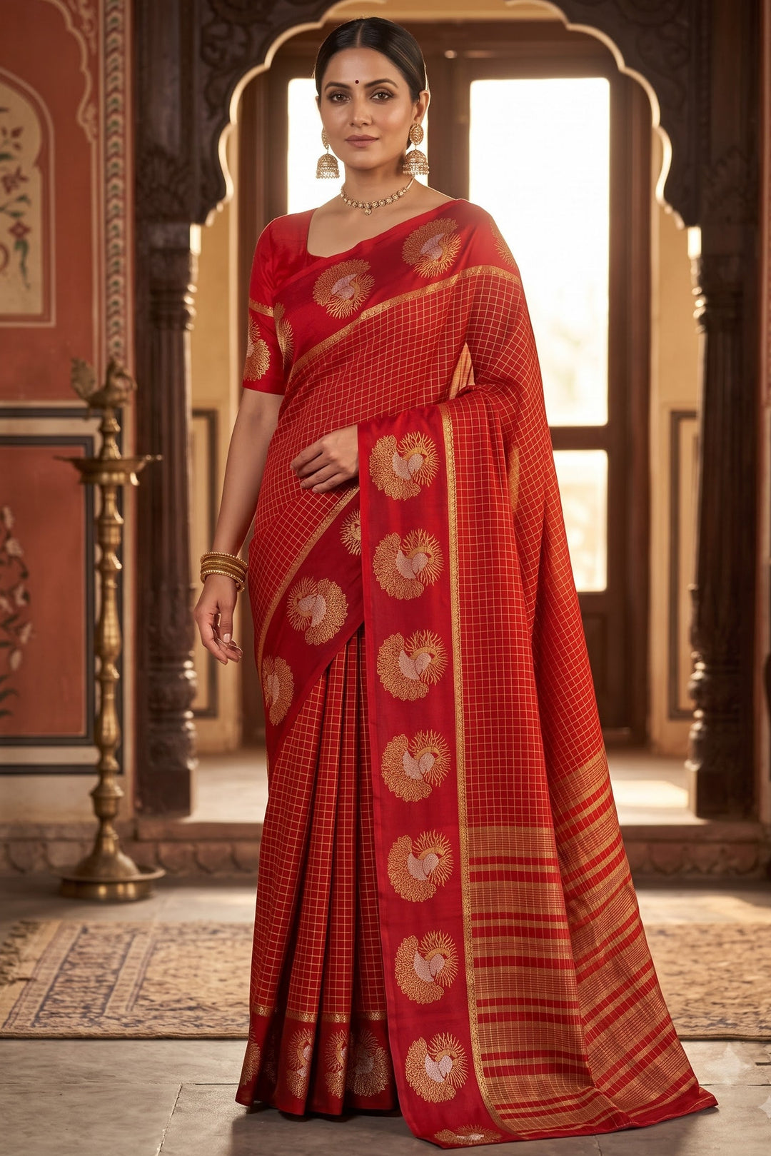 Legacy of Elegance Viscose Crepe Silk Saree