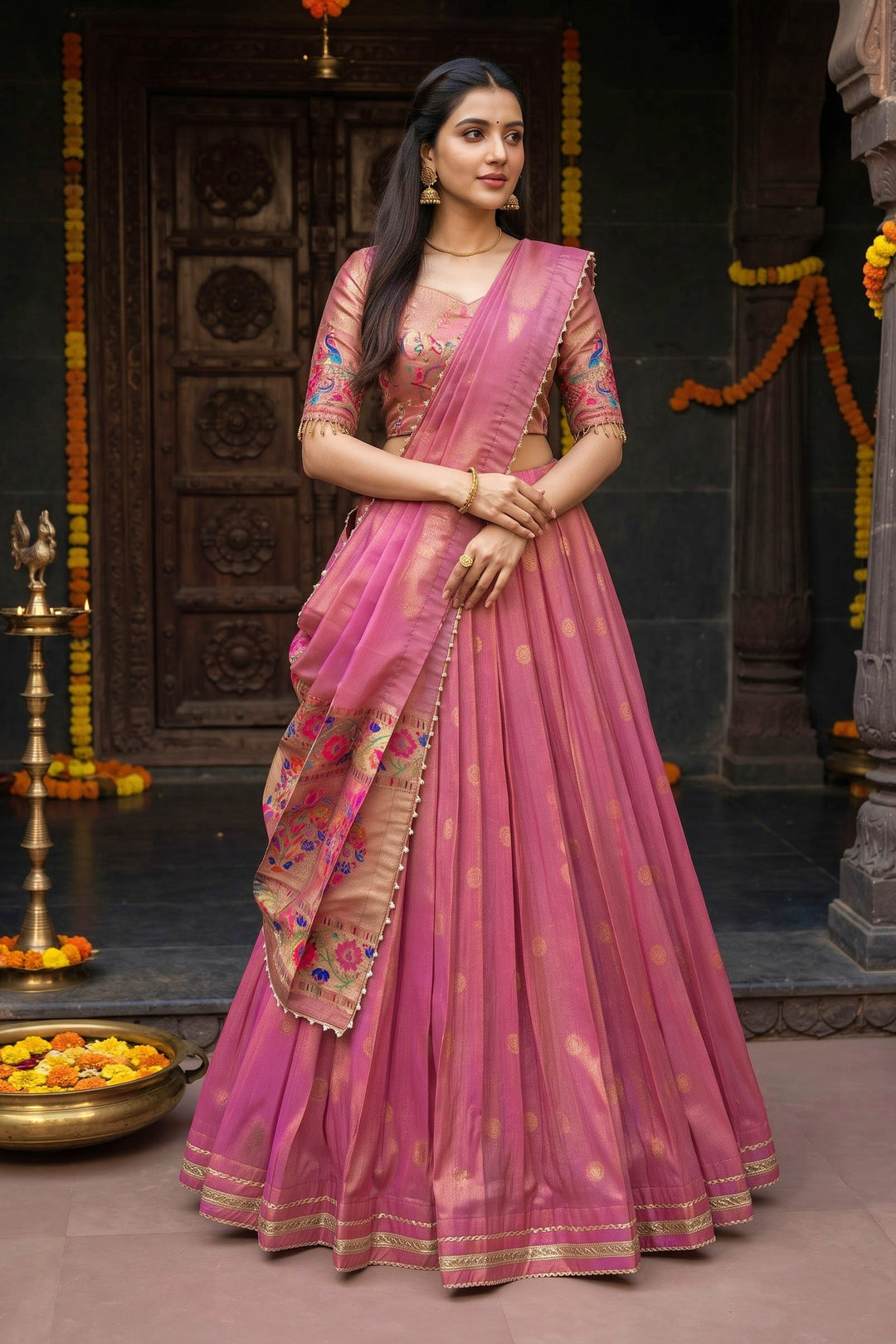 Celine Bloom - Simmer Lehenga